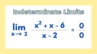 How To Solve Limits In Indeterminate Form