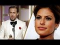 Ryan Gosling Dedicates 2017 Golden Globes Award to Wife Eva Mendes in Emotional Acceptance Speech