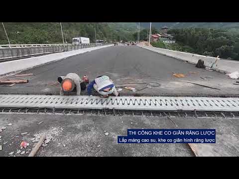 Thi công khe co giãn răng lược