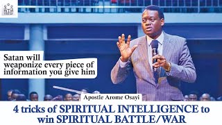 4 Tricks Of Spiritual Intelligence To Win Spiritual Battlewar - Apostle Arome Osayi
