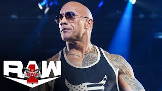 FULL SEGMENT – The Rock returns and wants The Head of the Table: Raw Day 1 highl