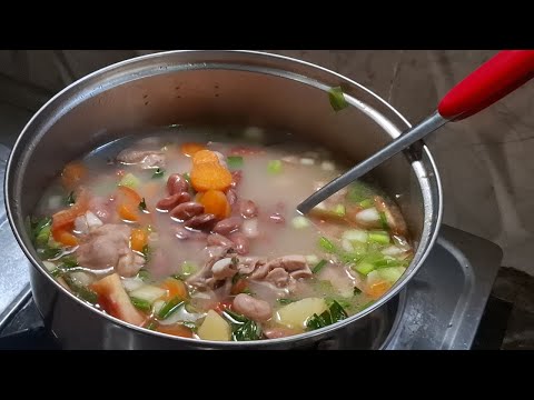 MASAK KACANG MERAH DAGING AYAM #sayursup #sayursopenak #resepkulinerq9g