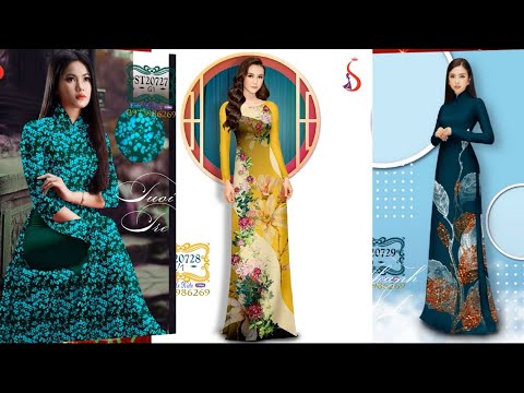 Cùng chiêm ngưỡng 9 chiếc áo dài đẹp Việt Nam của Vải Áo Dài S l videoST721729