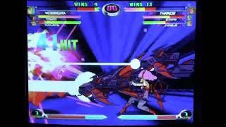 Mvc2 Ray V - Morrigancyclops 125% 85 Hit Dhc Combo .11.10.22.