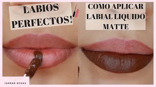 Labios Perfectos Tutorial De Labial Liquido Matte