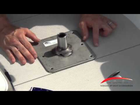 Yamaha Jet Boat Fishing Seat Pedestal Install Video - YouTube