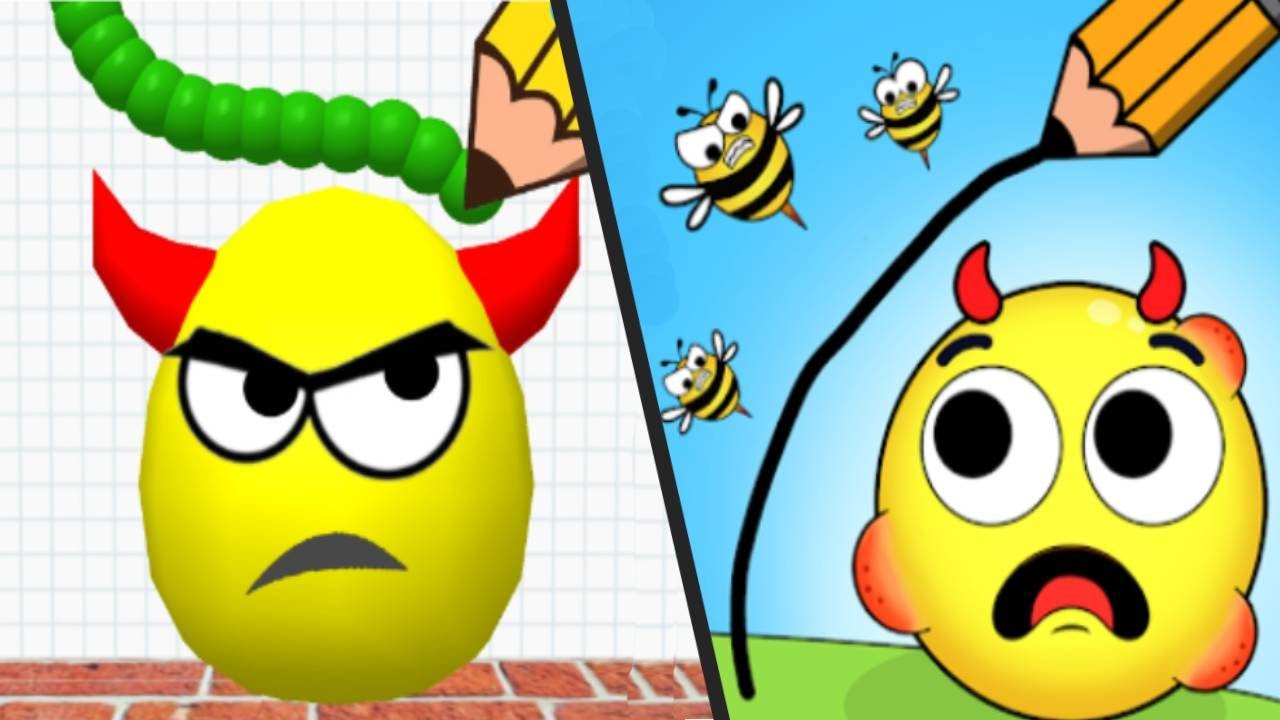 DRAW TO SMASH vs SAVE THE EMOJI – Max Levels New Video DRAW TO SMASH vs SAVE THE EMOJI – Max Levels New Video