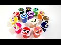 Learn Colors with Yogurt Surprise Talk Animation Surprise Kinetic Sand Vs Silly Putty Vs Clay Slime