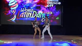 Keiko Akabane & Hidetsugu Nakamura, Japan, Salsa On1 Couple Pro, WLDC 2018