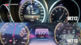 0 - 250 KM/H: new Mercedes-AMG  E63 S vs old E63 AMG