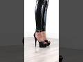 pvc pants high heels  – The Perfect Combination!
