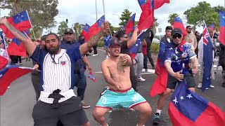 Mangere Town Centre Celebrations Post Rugby League World Cup Grand Final.
