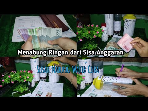 TIPS MENABUNG‼️Menabung dari Sisa Anggaran Bulanan II Tabungan Receh Ibu Rumah Tangga