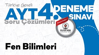 Şubat 2025 - Yks 4. Deneme Sınavı Ayt Fen Bi̇li̇mleri̇ Çözüm Videoları