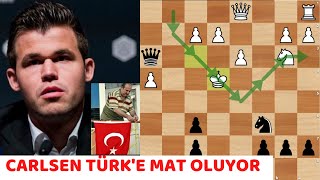 Carlsen Bir Türk'e MAT Oluyor