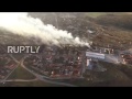 Bulgaria: Drone captures scene of train explosion that killed 5, injured scores