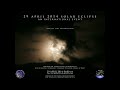 29 April 2014: Partial Solar Eclipse -- live event, online!
