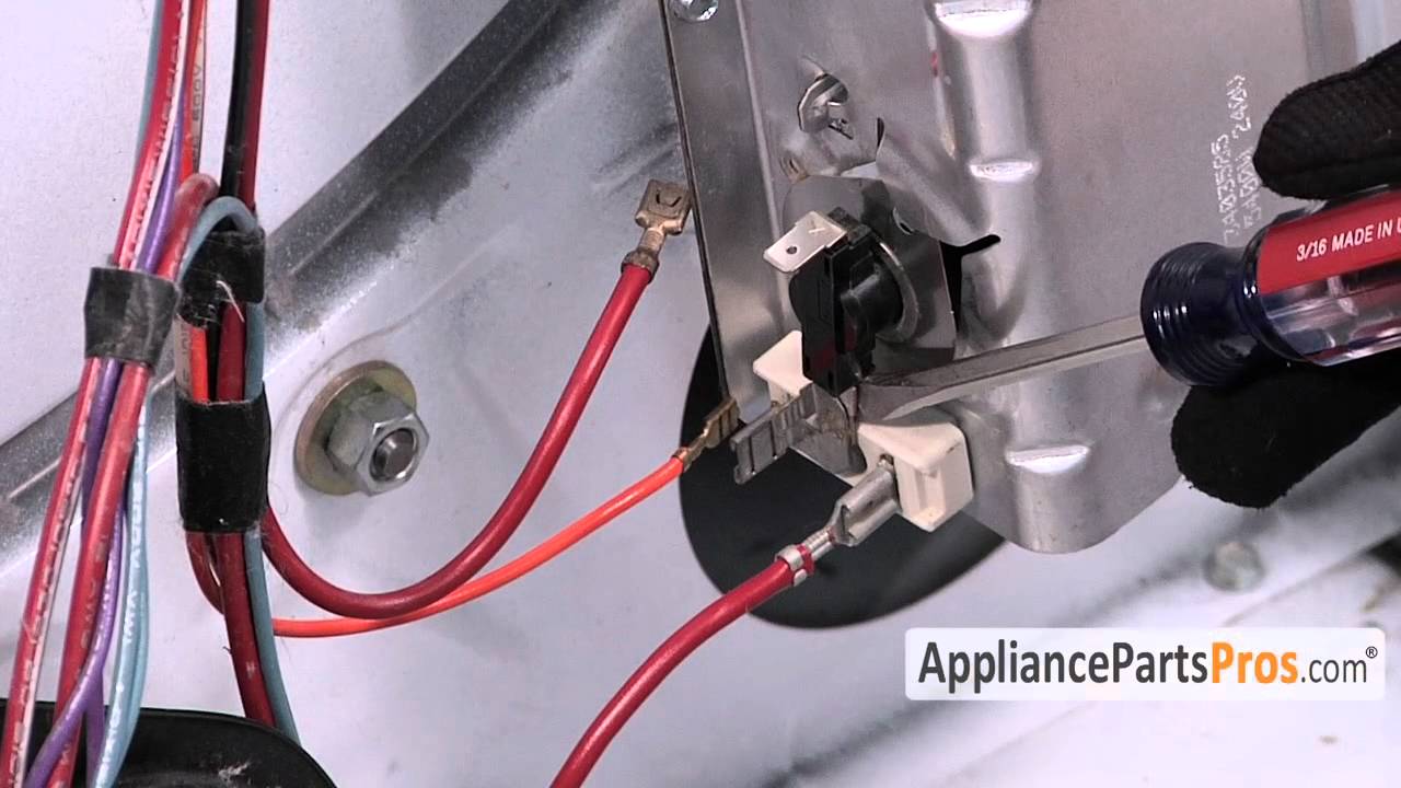 Dryer High Limit Thermostat (Part # 3977767)- How To Replace - YouTube