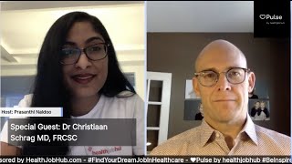 ❤️Pulse by healthjobhub Episode #3 Special Guest Dr Christiaan Schrag