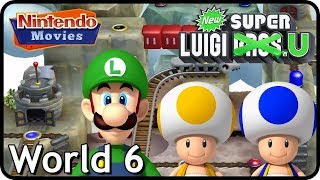 New Super Luigi U - World 6 - Rock-Candy Mines (3 Players, 100% Walkthrough)