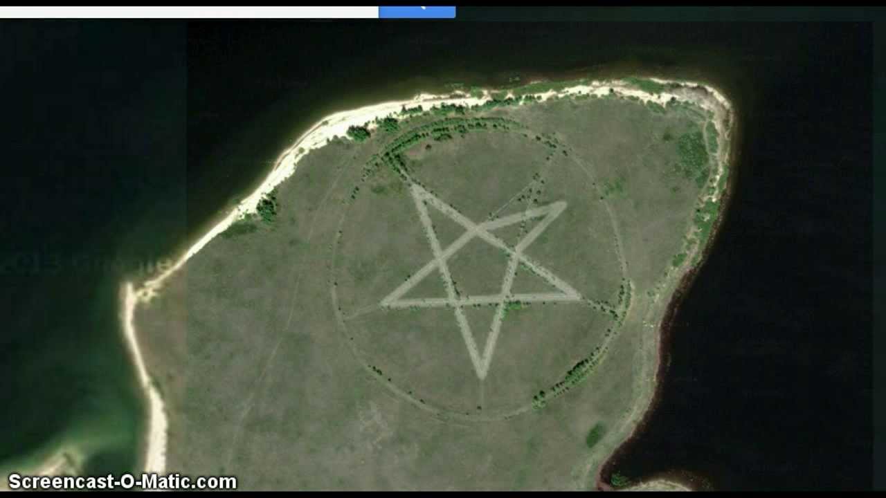 Busted Google Maps Edits Huge Seal Of The Devil Pentagram Busted Google Maps Edits Huge Seal Of The Devil Pentagram