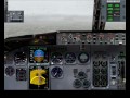 Видео ILS approach on Boeing 737 at Simferopol (UKFF) at very bad wether [VATSIM]