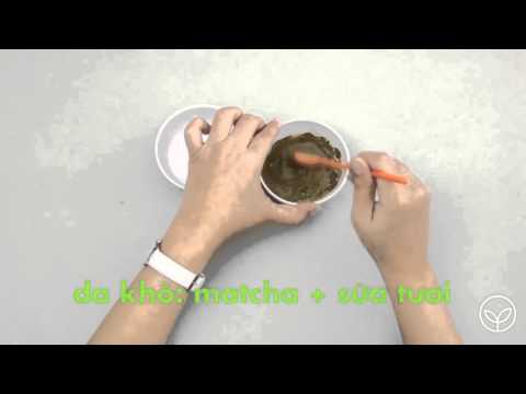 Cách làm trắng bằng bột trà xanh