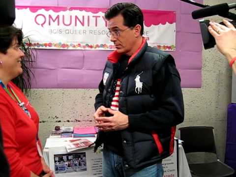 Stephen Colbert visits PRIDE stephen colbert paul revere. Stephen Colbert visits PRIDE