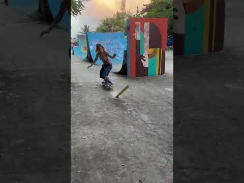 Madi Pole Jame in Puerto Rico #pizzaskateboards #skatebaording