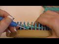 VIDEO CLIP Yoga Socks on ANY Sock Loom Heel Cast Off
