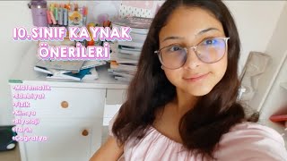 10.Sinif Kaynak Öneri̇leri̇