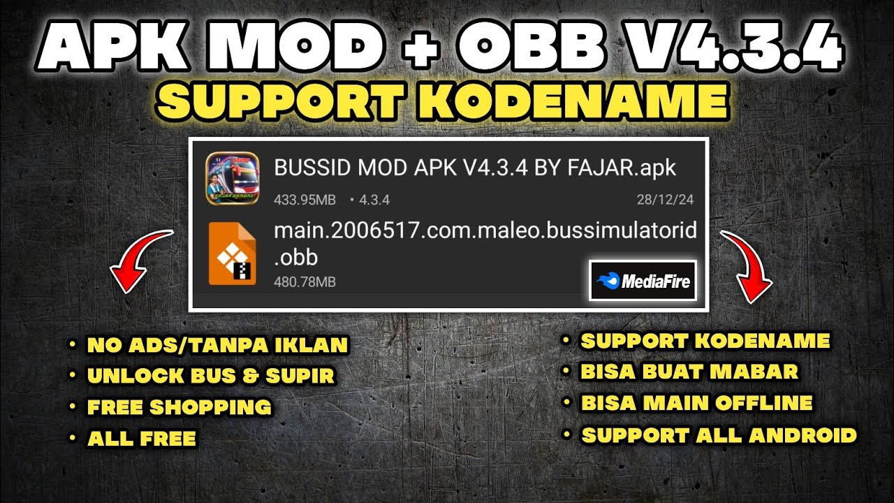 UPDATE BUSSID APK MOD + OBB V4.3.4 UNLIMITED TERBARU UPDATE BUSSID APK MOD + OBB V4.3.4 UNLIMITED TERBARU