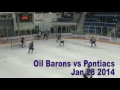 Fort McMurray Oil Barons vs Bonnyville Pontiacs Jan 28 2014