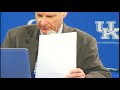Kentucky Wildcats TV: Texas Postgame Press Conference
