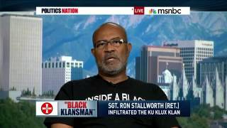 Ron Stallworth with Al Sharpton on MSNBC Ron Stallworth with Al Sharpton on MSNBC