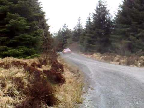 Kevin testing Ford Escort Mk2 ahead of Red kite stages 2010 part 2