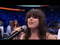 Imelda May singing Irish National Anthem  at Mayweather-McGre...