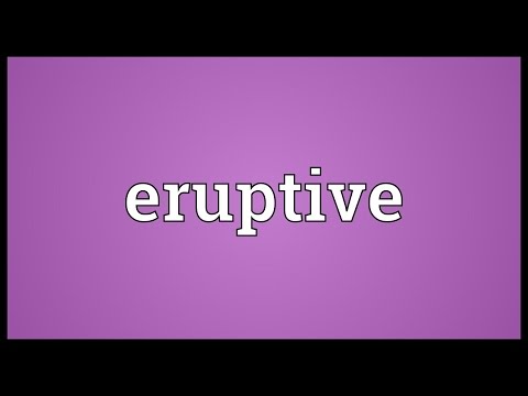 Header of eruptive