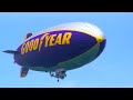 Good Year Blimp At The Beach
