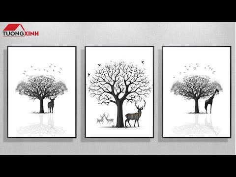 Tường Xinh - Tranh scandinavian nghệ thuật - SCA058