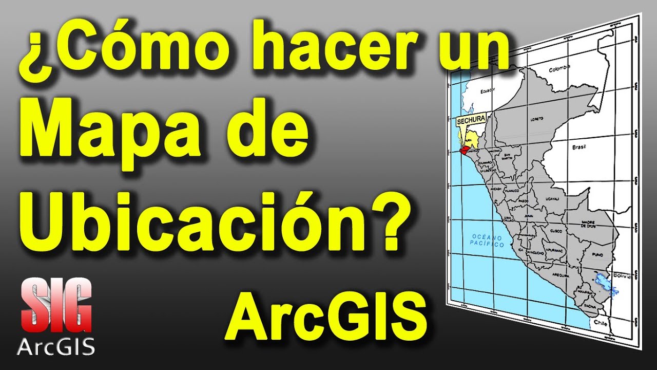 Como hacer un Mapa de Ubicacion en ArcGIS 10.2 - 10.3