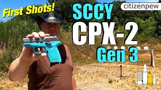 Sccy Cpx-2 Gen 3 First Shots At The Range