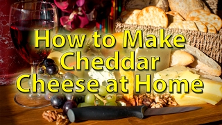 Cheddar Cheese made at home Cheddar Cheese made at home
