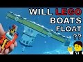 DO THESE LEGO BOATS FLOAT? DO THESE LEGO BOATS FLOAT?
