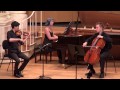 Lekeu Piano Trio in C minor - "Lent" - The Academy of Chamber Music Performance