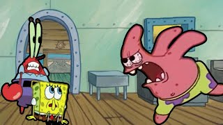 Patrick Gets Fired At The Krusty Krab Gone Bad