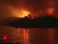 Raw Video: 20 Wildfires Rage in Australia