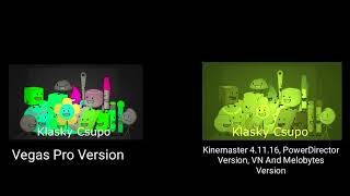 Bfdi Characters Say Klasky Csupo Effects 3 Vegas Pro Vs Kinemaster 2019 4.11