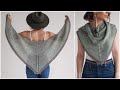 Rudaba - How to Easily Knit a Cable Shawl + Garter Tab Cast On
