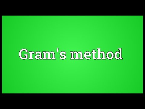 Header of gram's method